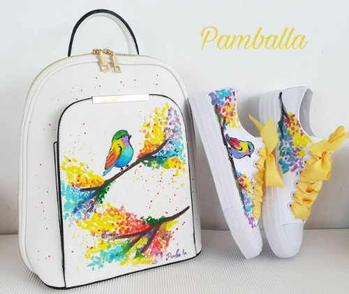 Снимка на Colorful birds backpack 