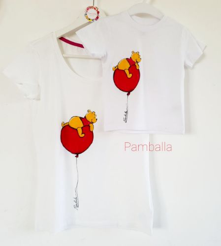 Снимка на Winnie The Pooh and The Red Baloon T - shirt
