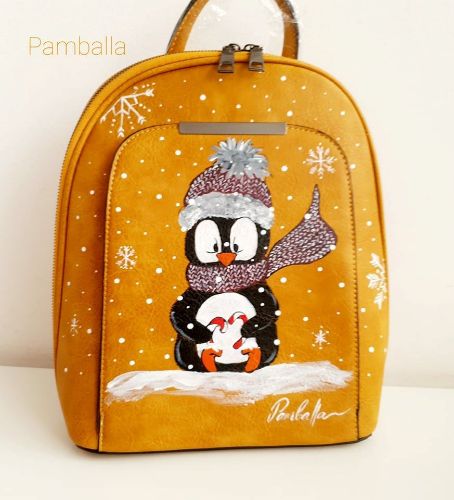 Снимка на Caramel Penguin backpack 