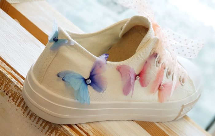 Снимка на  Butterfly Pink-Pech-Blue sneakers