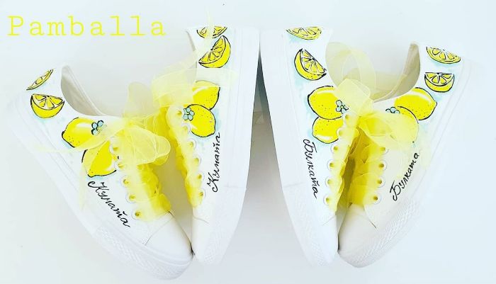 Снимка на Lemons wedding sneakers