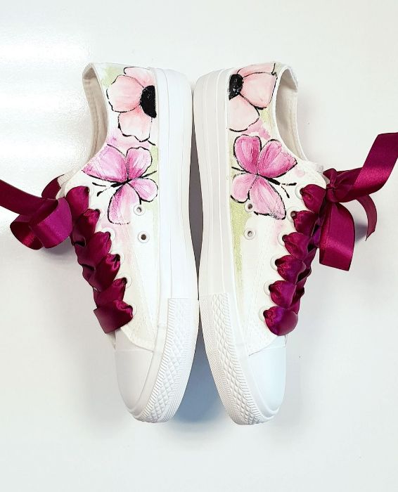 Снимка на Flowers and Butterflies sneakers