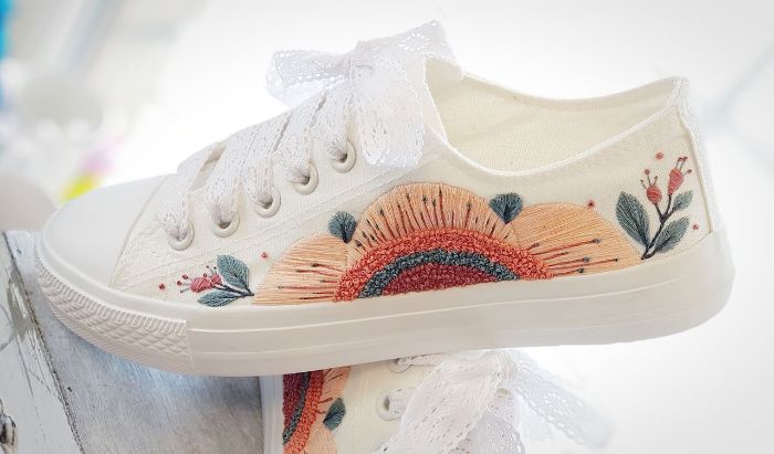 Снимка на Embroidered sneakers