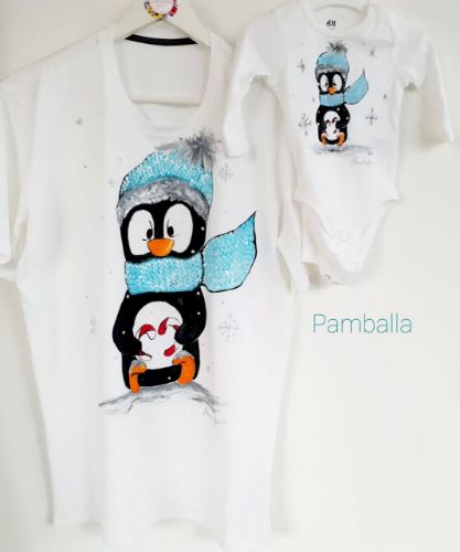 Снимка на Little Penguin for Mom T - shirt